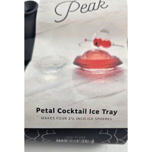 NEW W&P Peak Silicone Round Petal Cocktail Ice Tray